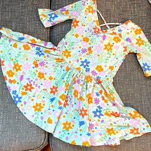 Green Dot dot smile ballerina dress.